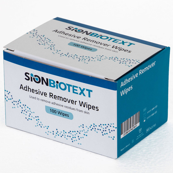 Adhesive Remover SionBiotext Wipe 100 per Box