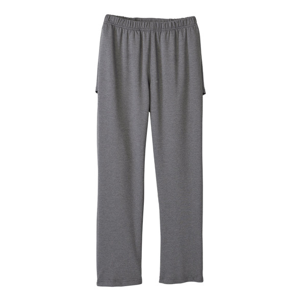 Silverts Women's Open Back Soft Knit Pant, Heather Gray, X-Large