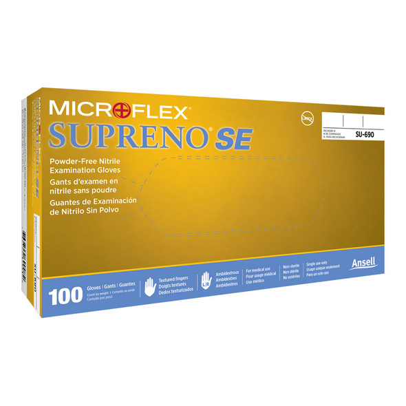 Supreno SE Nitrile Exam Glove, Extra Large, Blue