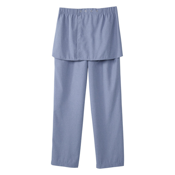 Adaptive_Pants_PANTS__GABARDINE_OPEN_BACK_WMNS_HEATHER_BLU_2XLG_Pants_and_Scrubs_SV23080_HECL_2XL