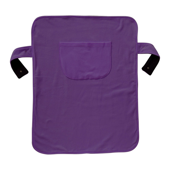 Silverts Wheelchair Blanket, Purple/Black