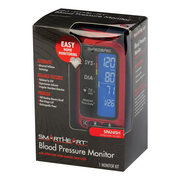 SmartHeart Arm Blood Pressure Monitor