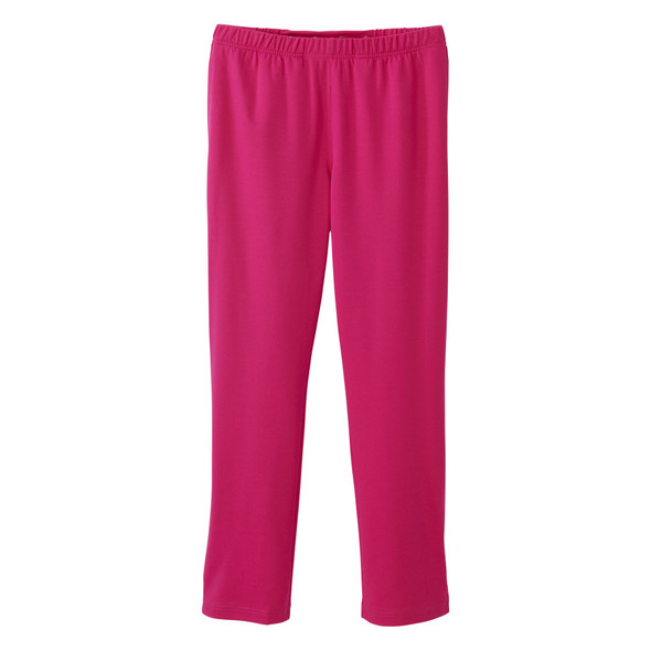 Silverts Women's Open Back Soft Knit Pant, Extreme Pink, Large