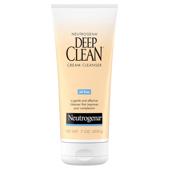 Facial Cleanser Neutrogena Deep Clean Cream 7 oz. Tube Scented