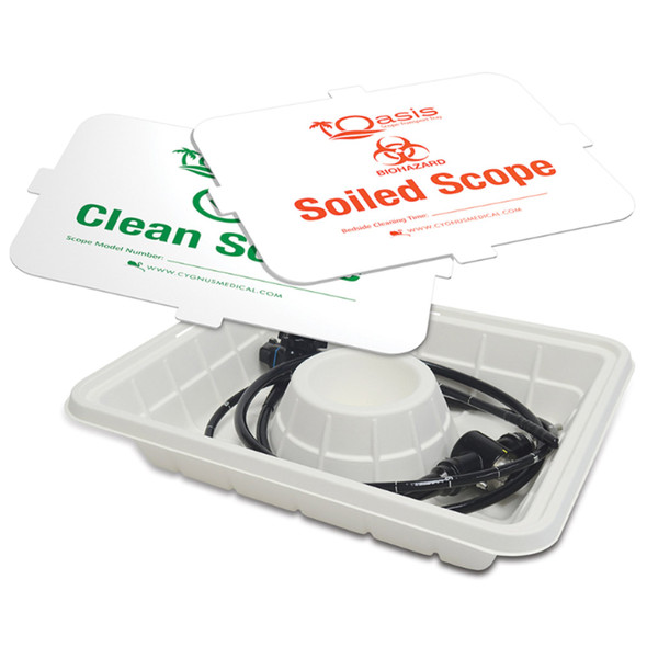 Scope Transport Tray with Lid Oasis Biodegradable Plant-Based Material 16-1/2 X 20-1/2 Inch