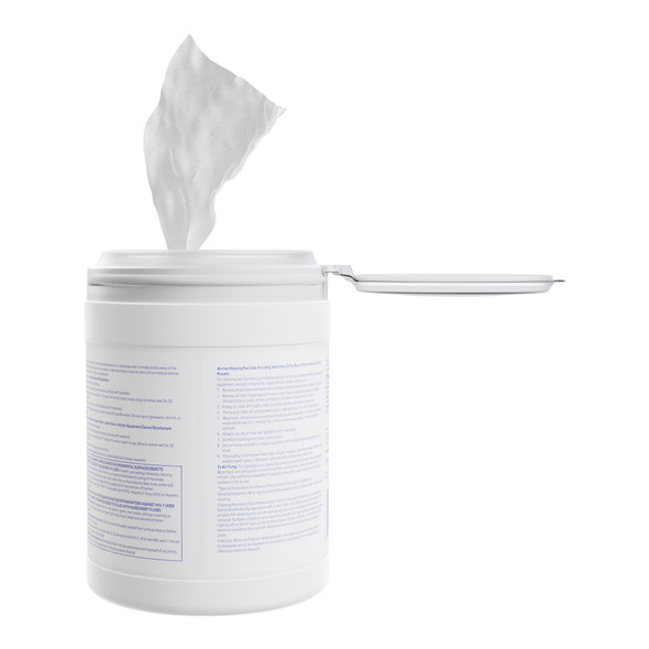 Oxivir 1 Surface Disinfectant Cleaner Premoistened Broad Spectrum Manual Pull Wipe 160 Count Canister Scented NonSterile 12/CS