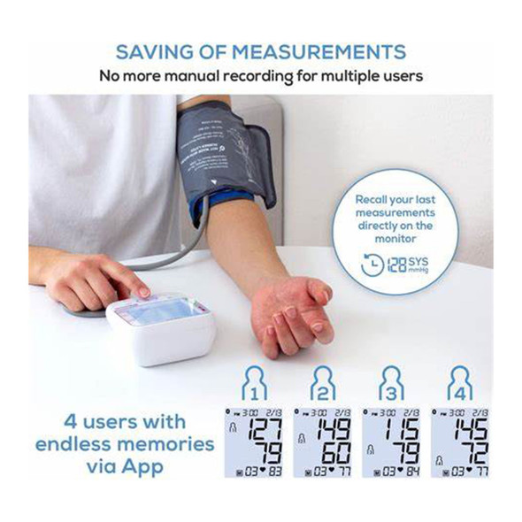 Home Automatic Digital Blood Pressure Monitor Beurer Without Cuff Desk Model 8/CS