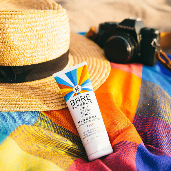 Sunscreen BARE Republic Mineral SPF 70 Lotion 2 oz. Tube 12/CS