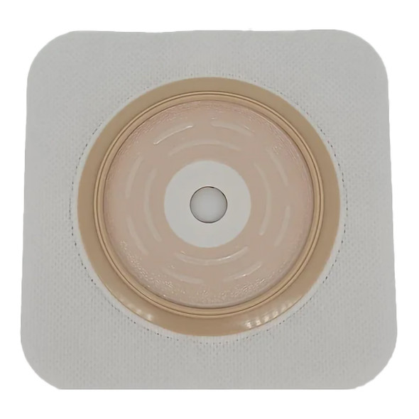 Ostomy Barrier Trim to Fit, Standard Wear Adhesive Tape Collar 70 mm Flange Up to 2-1/4 Inch Opening 5 X 5 Inch 40/CS