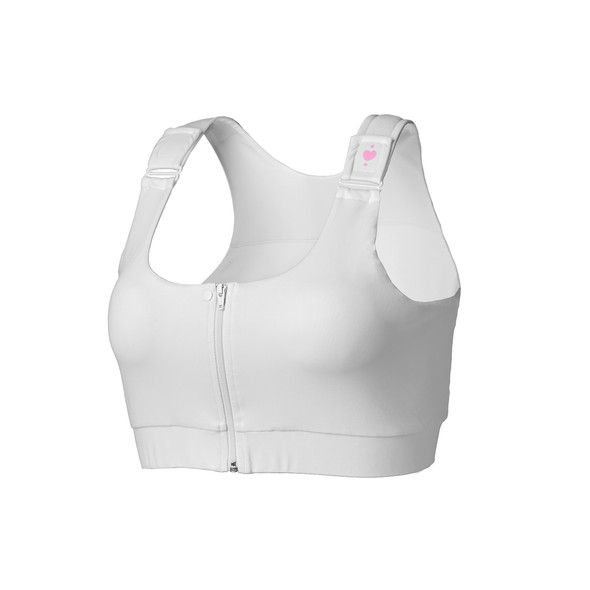 Post Surgical Bra Shirl White Queen Size 1/EA