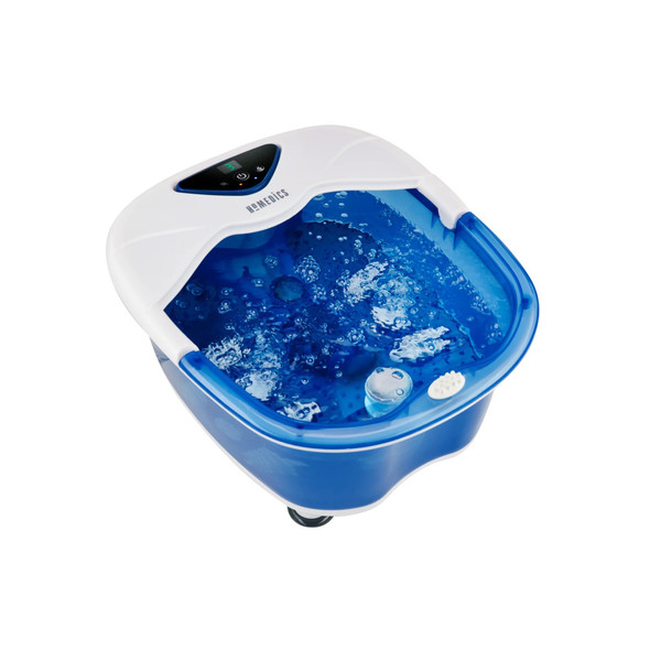 Foot Bath with Heat Boost HoMedics Salt-N-Soak Pro Blue / White Plastic 1/EA