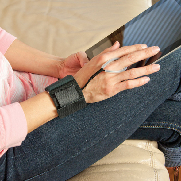 Wrist Support IMAK RSI WrisTimer Daytime Elastic Left or Right Hand Black Medium 1/EA