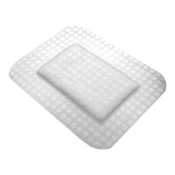 Transparent Film Dressing with Pad OpSite Post Op 3-3/8 X 6-1/8 Inch 3 Tab Delivery Rectangle Sterile 20/BX Transparent Film Dressing with Pad OpSite Post Op 3-3/8 X 6-1/8 Inch 3 Tab Delivery Rectangle Sterile 20/BX