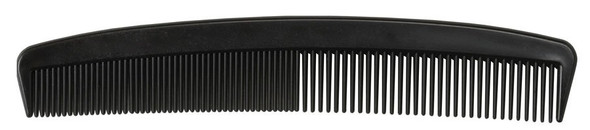 Comb 7 Inch Black Plastic 1/EA