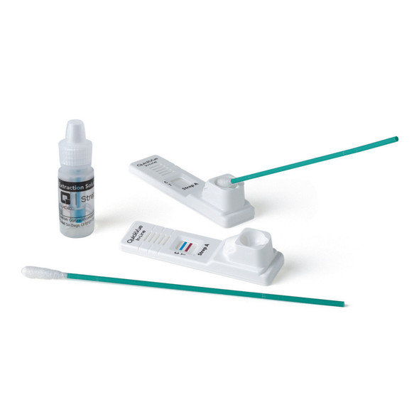 Respiratory Test Kit QuickVue In-Line Strep A Strep A Test 25 Tests CLIA Waived 1/KT