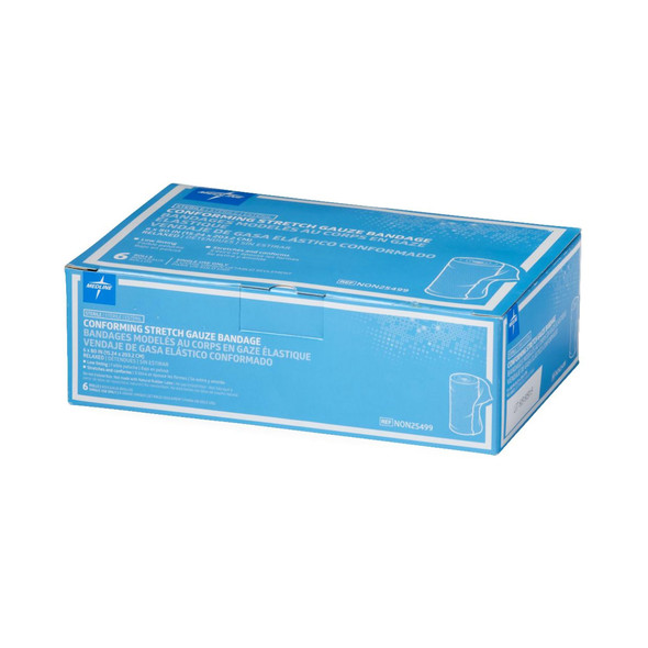 Conforming Bandage Medline 6 X 75 Inch 1-Ply Sterile 1 per Pack 48/CS Conforming Bandage Medline 6 X 75 Inch 1-Ply Sterile 1 per Pack 48/CS