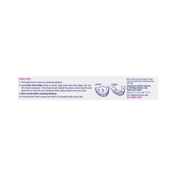 Denture Adhesive Effergrip Cream 2.5 oz. 1/EA