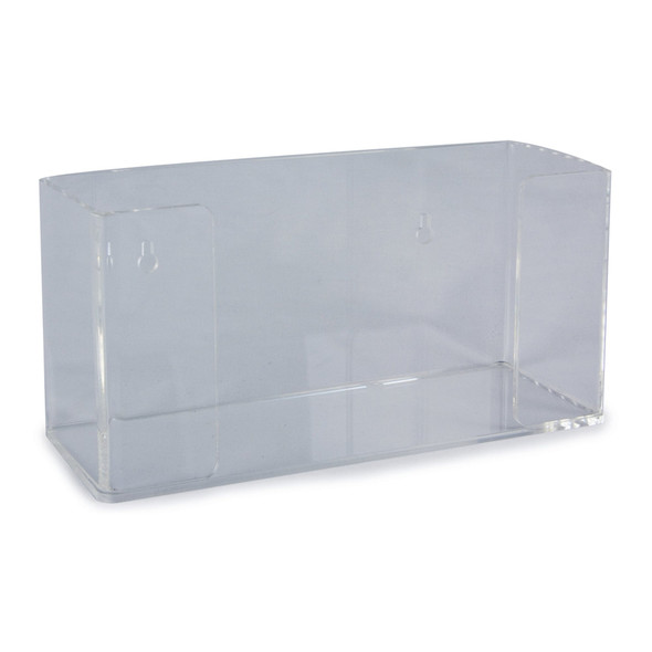 Glove Box Holder McKesson Horizontal Mounted 1-Box Capacity Clear 4 X 6.5 X 10.5 Inch Plastic 1/EA