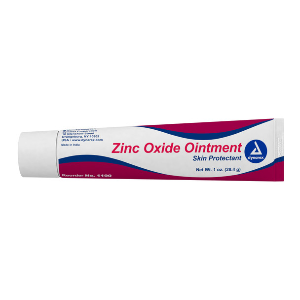 Dynarex Zinc Oxide Skin Protectant, 1 Oz Tube