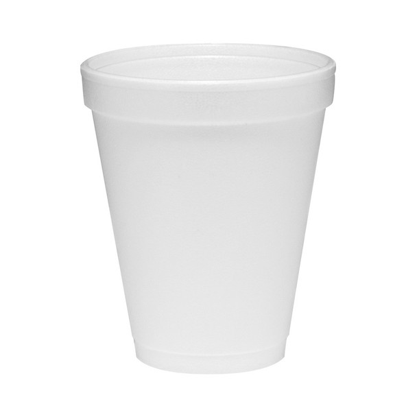 Dart White Styrofoam Drinking Cup, 1-ounce capacity