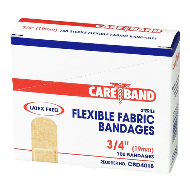 Careband Tan Fabric Adhesive Strip, 3/4 x 3 Inch