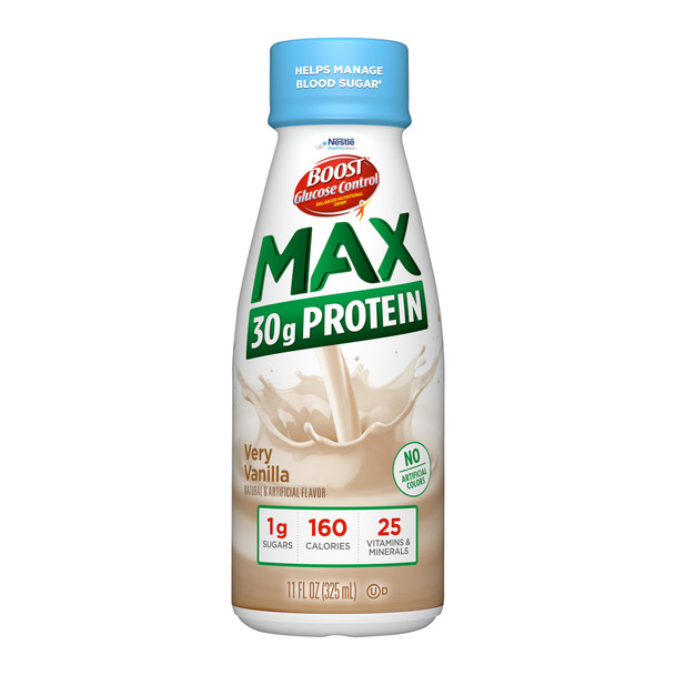 Boost Glucose Control Max Vanilla Oral Supplement, 11 oz. Bottle