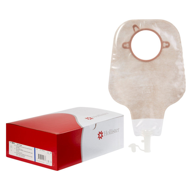New Image Two-Piece Drainable Ultra-Clear Ostomy Pouch, 12 Inch Length, 2¾ Inch Flange