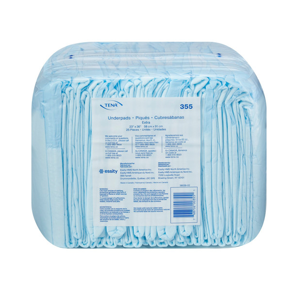 Tena Extra Protection Absorbent Underpad, 23 x 36 Inch