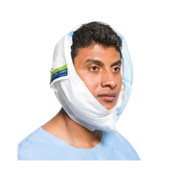 Halyard Bilateral Facial Ice Bag, 5 x 12 Inch