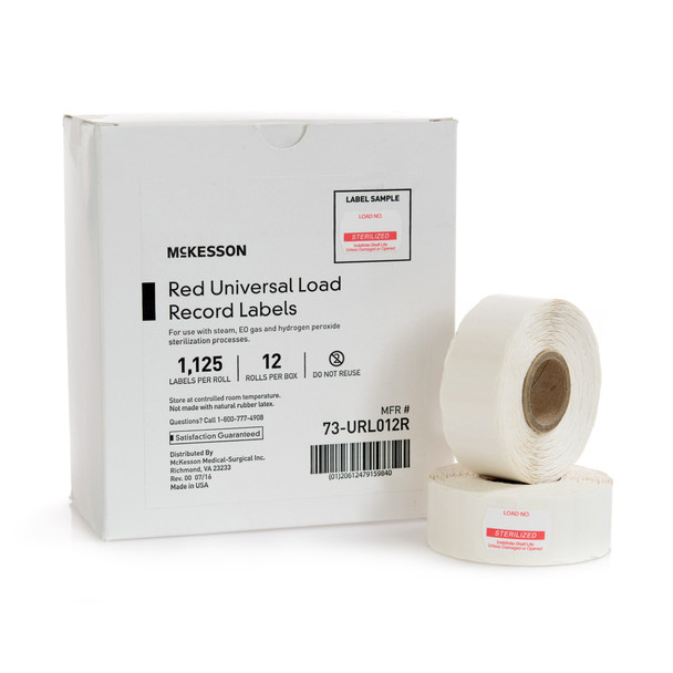 McKesson Performance Sterilization Label, 3/4 x 1-1/8 Inch