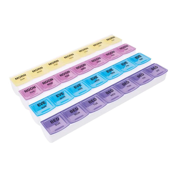 Mediplanner 7-Day, Four Times a Day Pill Organizer