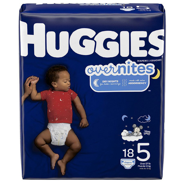 Huggies OverNites Diaper, Size 5