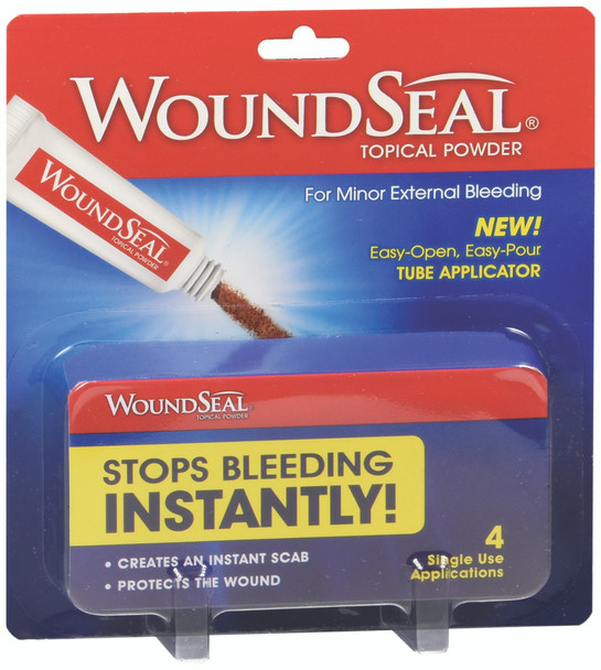 WoundSeal Hydrophilic Polymer / Potassium Ferrate Hemostatic Agent, 4 per Pack