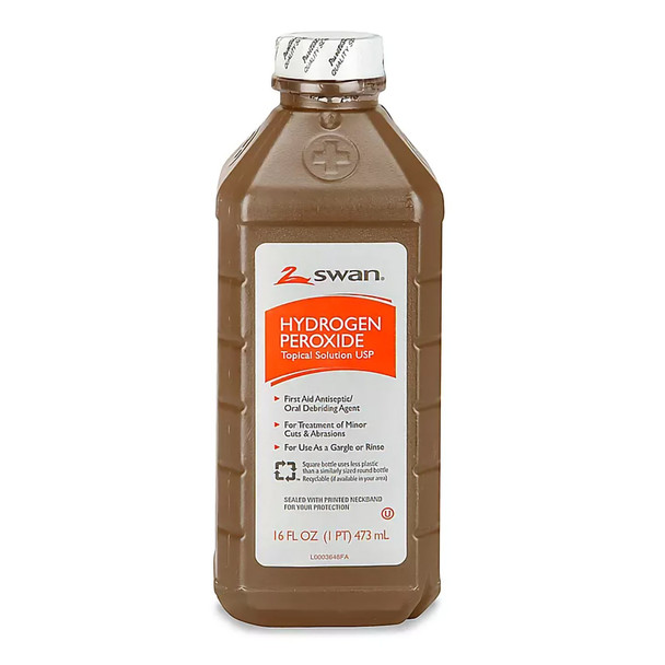 Swan Hydrogen Peroxide, 16 oz.