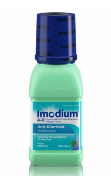 Imodium A-D Loperamide Anti-Diarrheal, 8 oz.