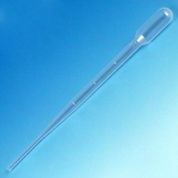 Globe Scientific Graduated Transfer Pipette, 5 mL, 1.8 mL Draw Volume