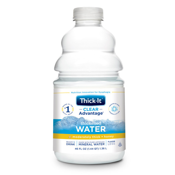 Thick-It Clear Advantage Honey Consistency Thickened Water, 48-ounce Bottle