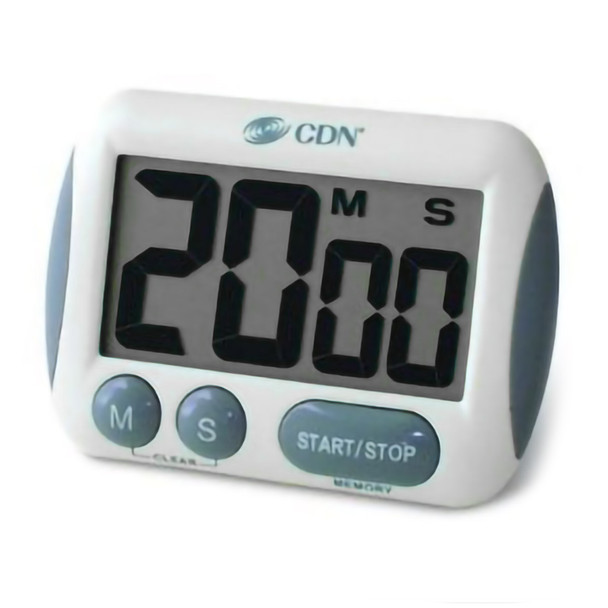 Component Design Electronic Alarm Timer, Gray