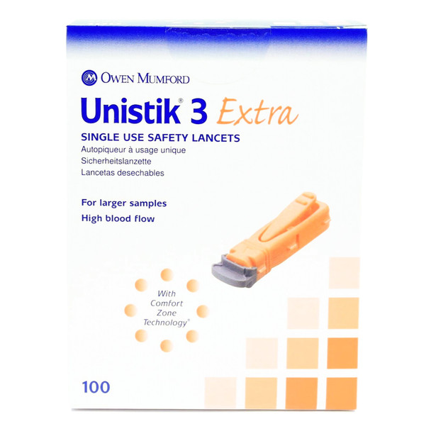 Unistik 3 Extra Safety Lancet