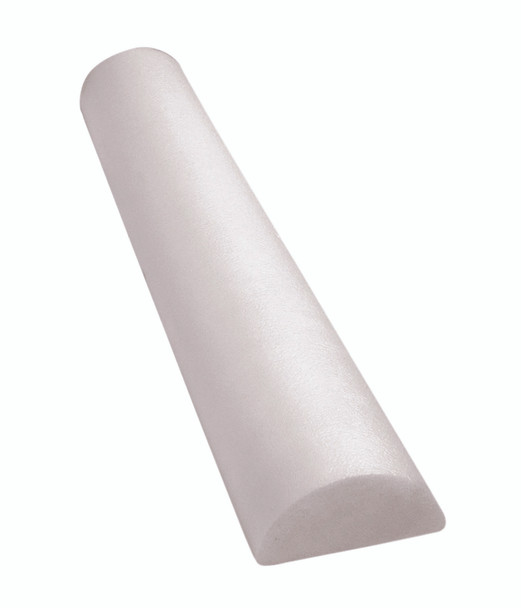 CanDo Full Skin Half-Round Foam Roller, 6 x 36 Inch