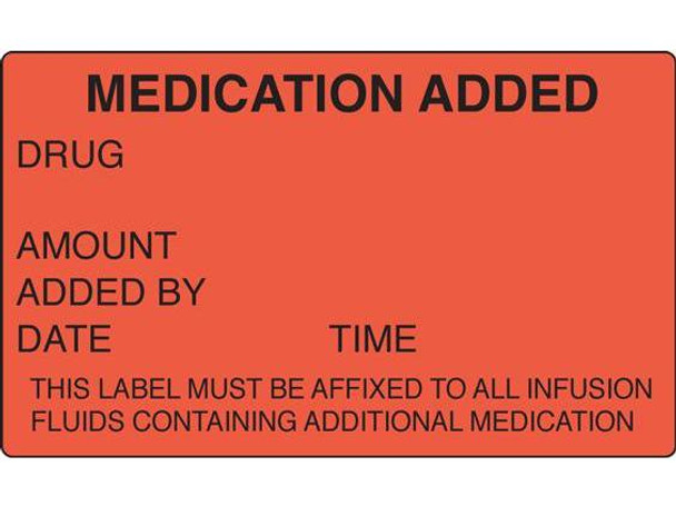 Shamrock Anesthesia Pre-Printed Label, 1-1/2 x 2-1/2 Inch