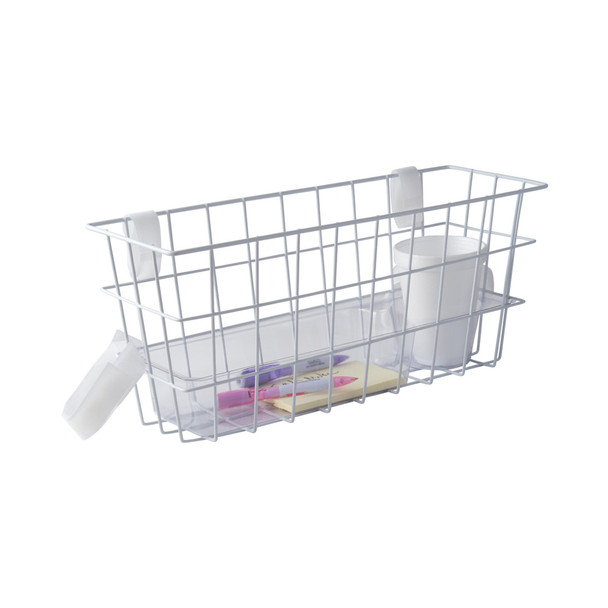 Mabis Walker Basket, For Use With Walkers, 16 in. L x 5.5 in. W x 7 in. H, Plastic
