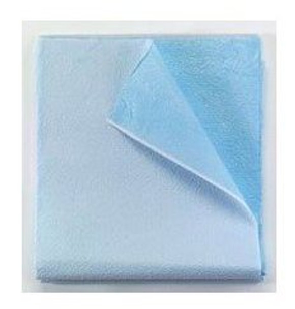 Tidi Everyday Blue Flat Stretcher Sheet, 40 x 72 Inch