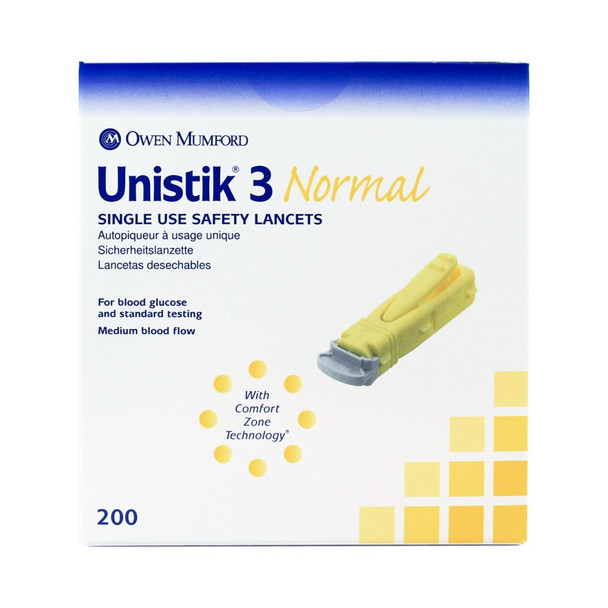 Unistik 3 Normal Safety Lancet