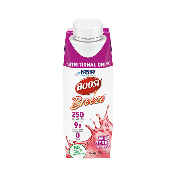 Boost Breeze Wild Berry Oral Supplement, 8 oz. Carton