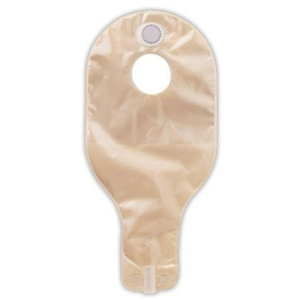 Sur-Fit Natura Two-Piece Drainable Transparent Filtered Ostomy Pouch, 14 Inch Length, 1¾ Inch Flange