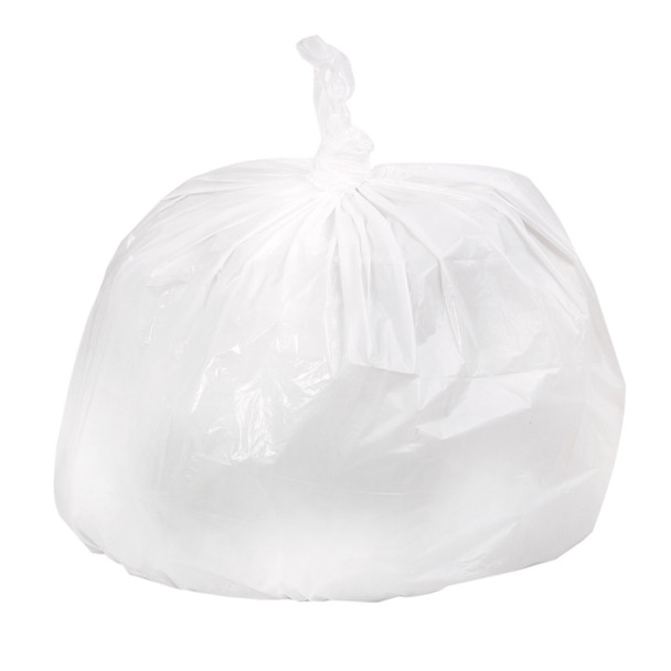 Colonial Bag Extra Heavy Duty Tuff Trash Bag, White, 33 gal.