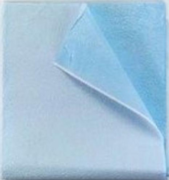 Tidi Everyday Blue Flat Stretcher Sheet, 40 x 48 Inch