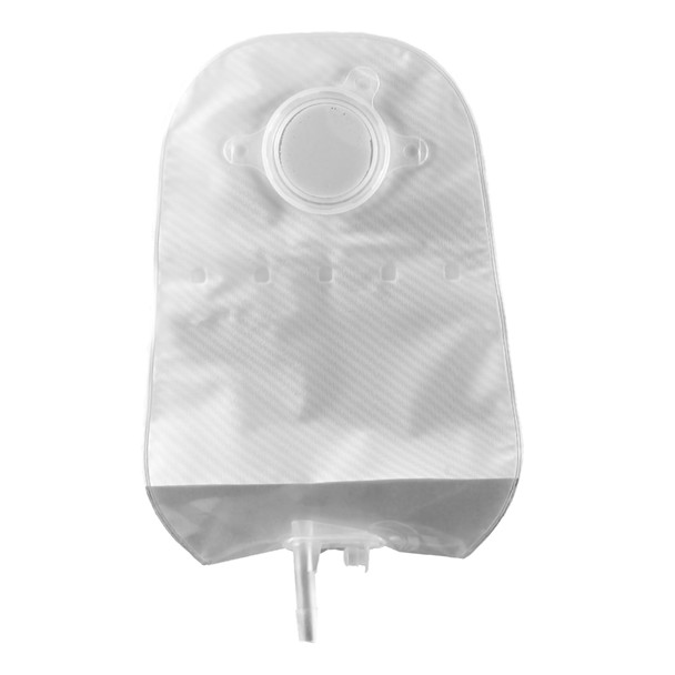 Sur-Fit Natura Two-Piece Drainable Transparent Urostomy Pouch, 9 Inch Length, Small , 1½ Inch Flange