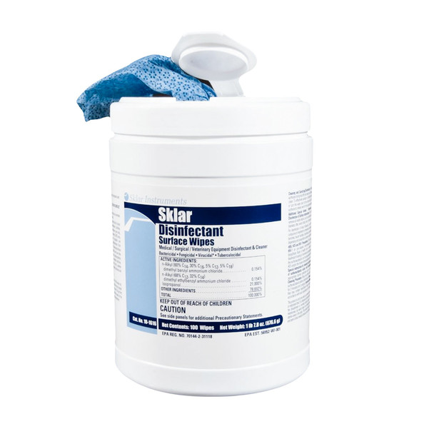 Sklar Surface Disinfectant Cleaner Wipes